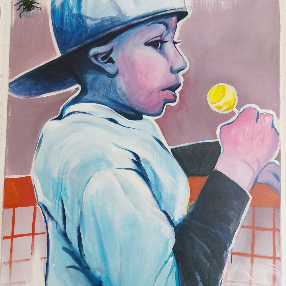 Original André Trenier Live Painting (Paris 2011) – 58x41 – One of a Kind